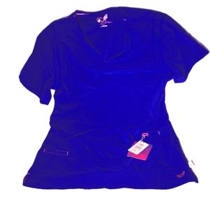Galaxy blue scrub top